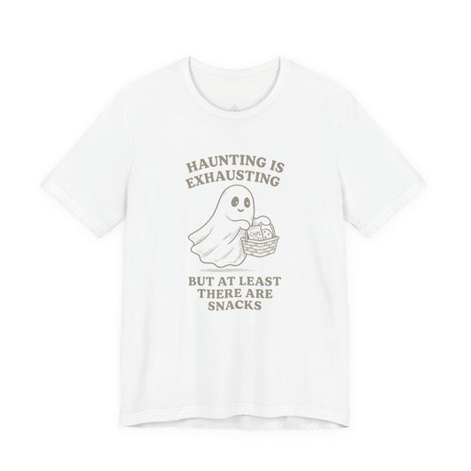 Haunting Is Exhausting Ghost Tee