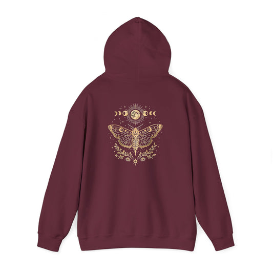 Celestial Death Moth Hoodie