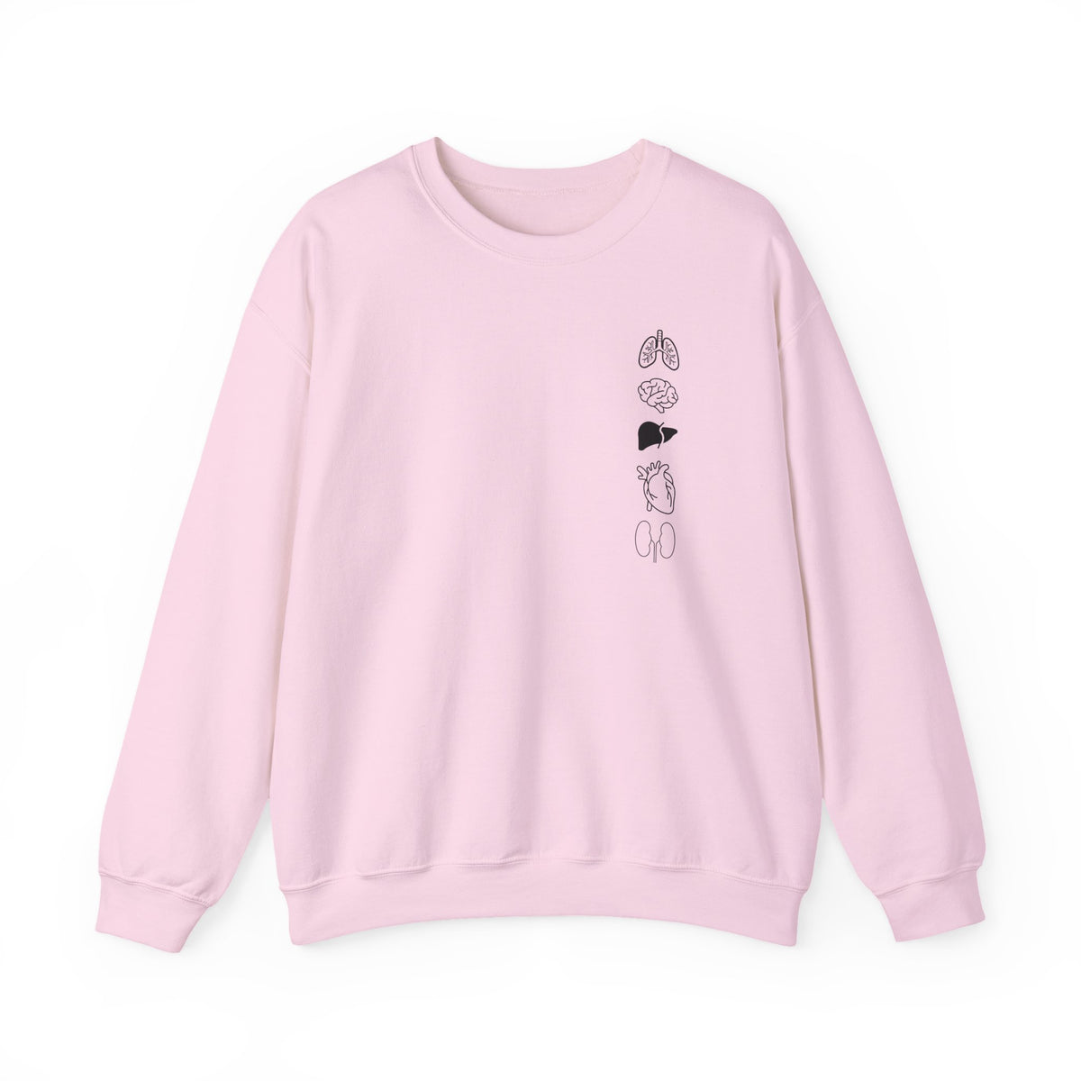 Heart and Lungs Minimalist Anatomy Sweatshirt