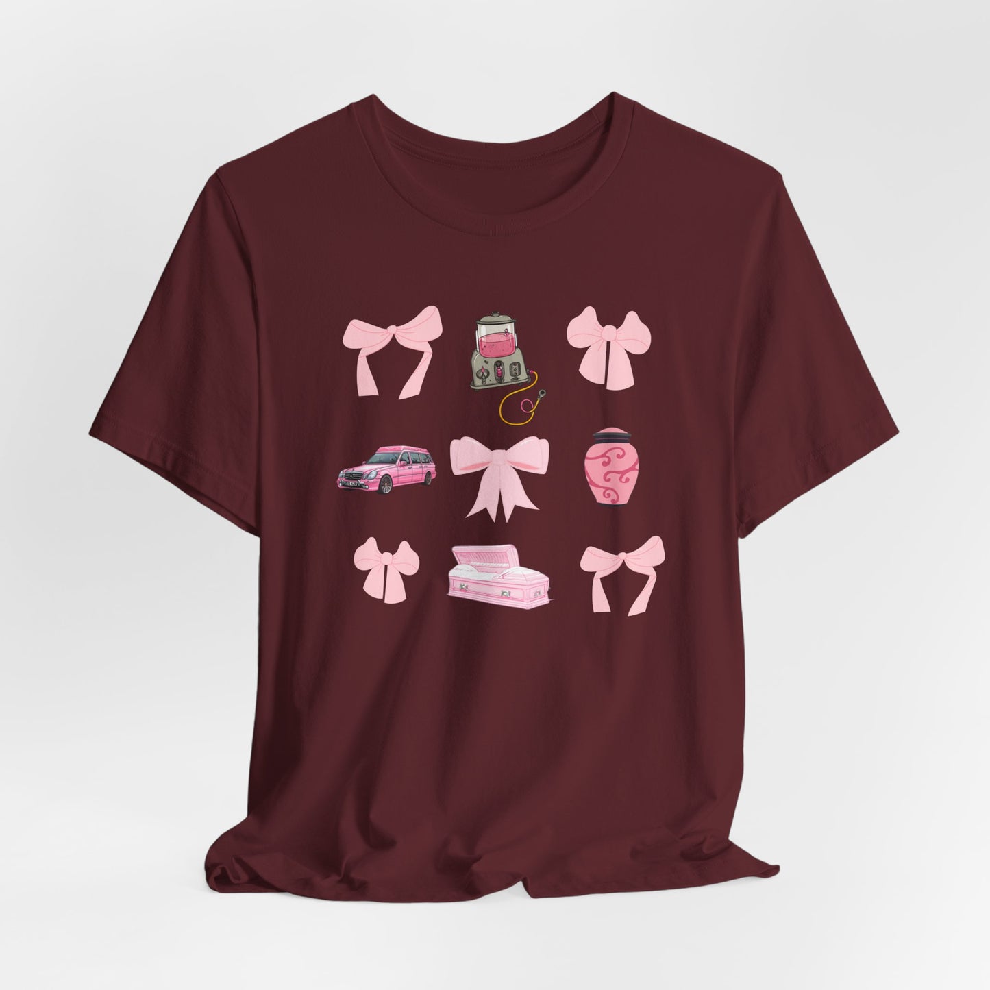 Coquette Casket Bow T-Shirt