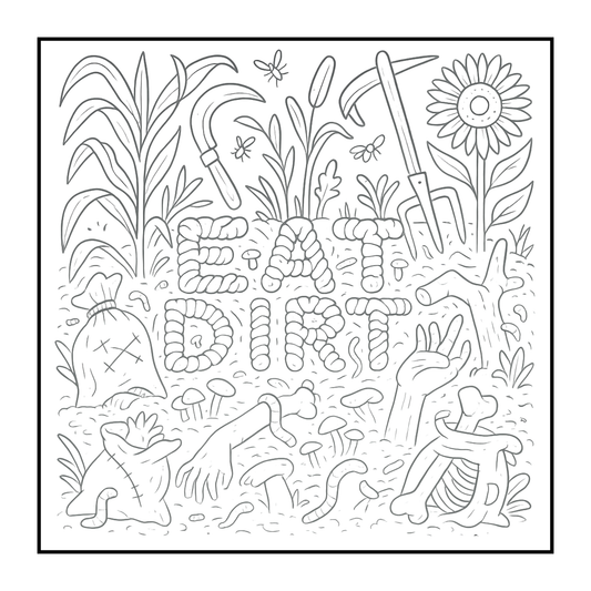 Morbid as F#%k Bold & Easy Gothic Coloring Book for Adults
