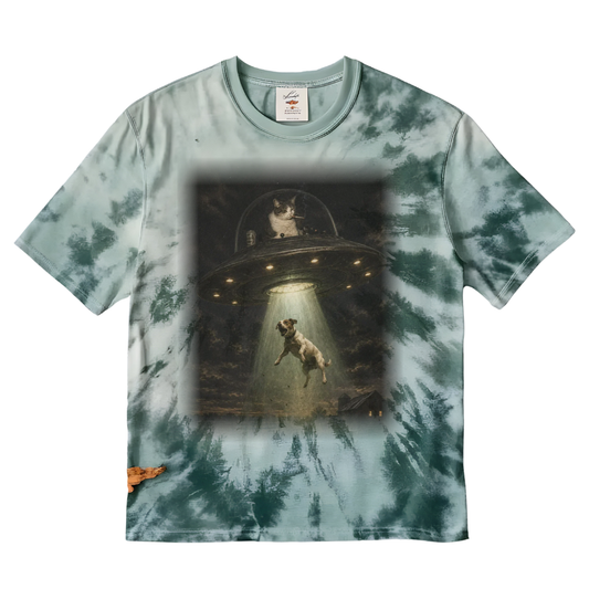 Cat UFO Abduction T-Shirt