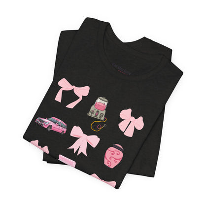 Coquette Casket Bow T-Shirt