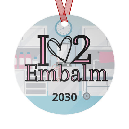 Personalized Embalmer Christmas Ornament