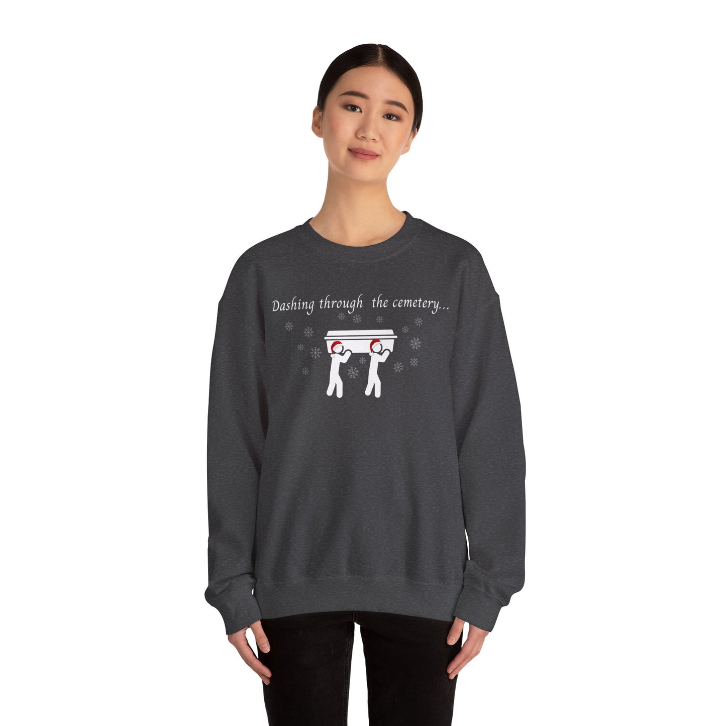 Dashing Through the Snow with Casket Sweatshirt