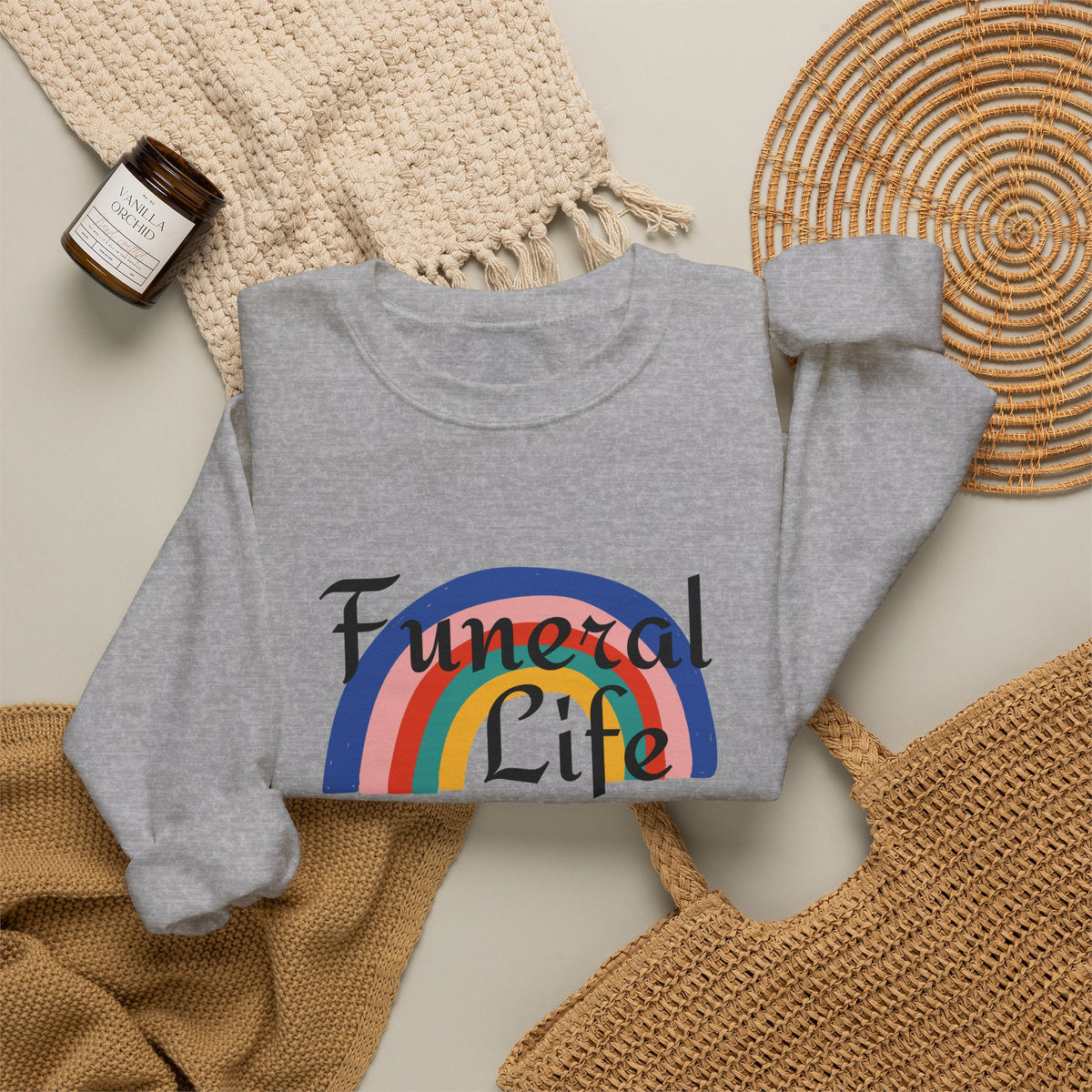 Funeral Life Rainbow Sweatshirt