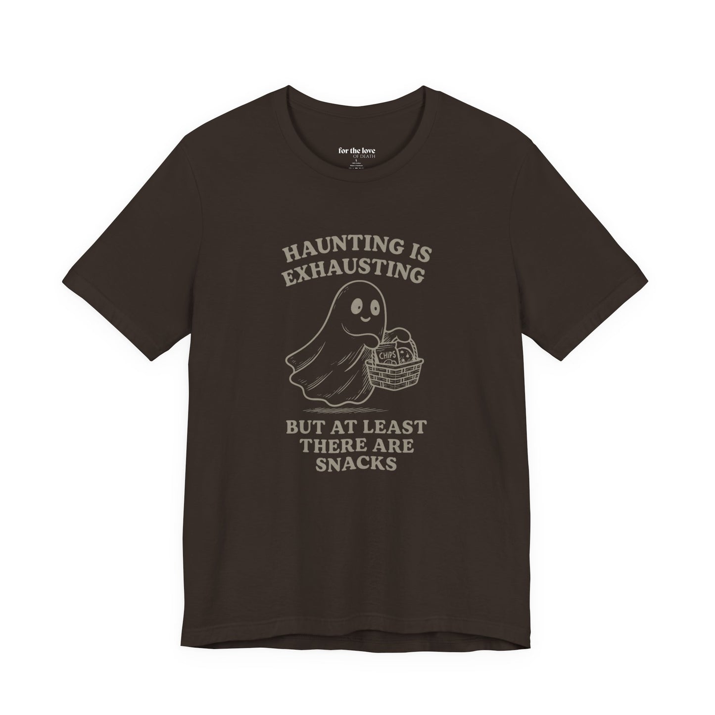 Haunting Is Exhausting Ghost Tee