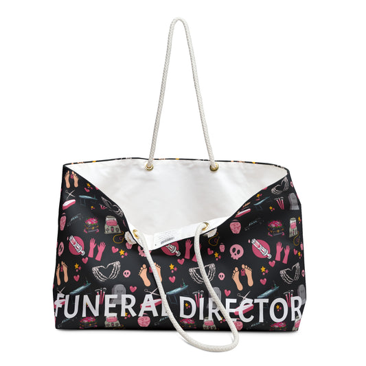 Personalized Funeral Director Weekender Bag