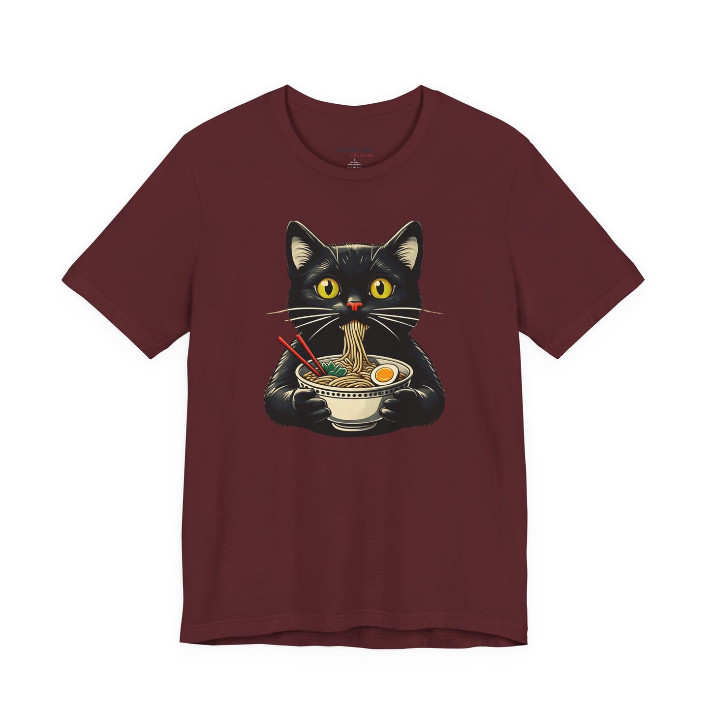 Cat Eating Ramen T-Shirt