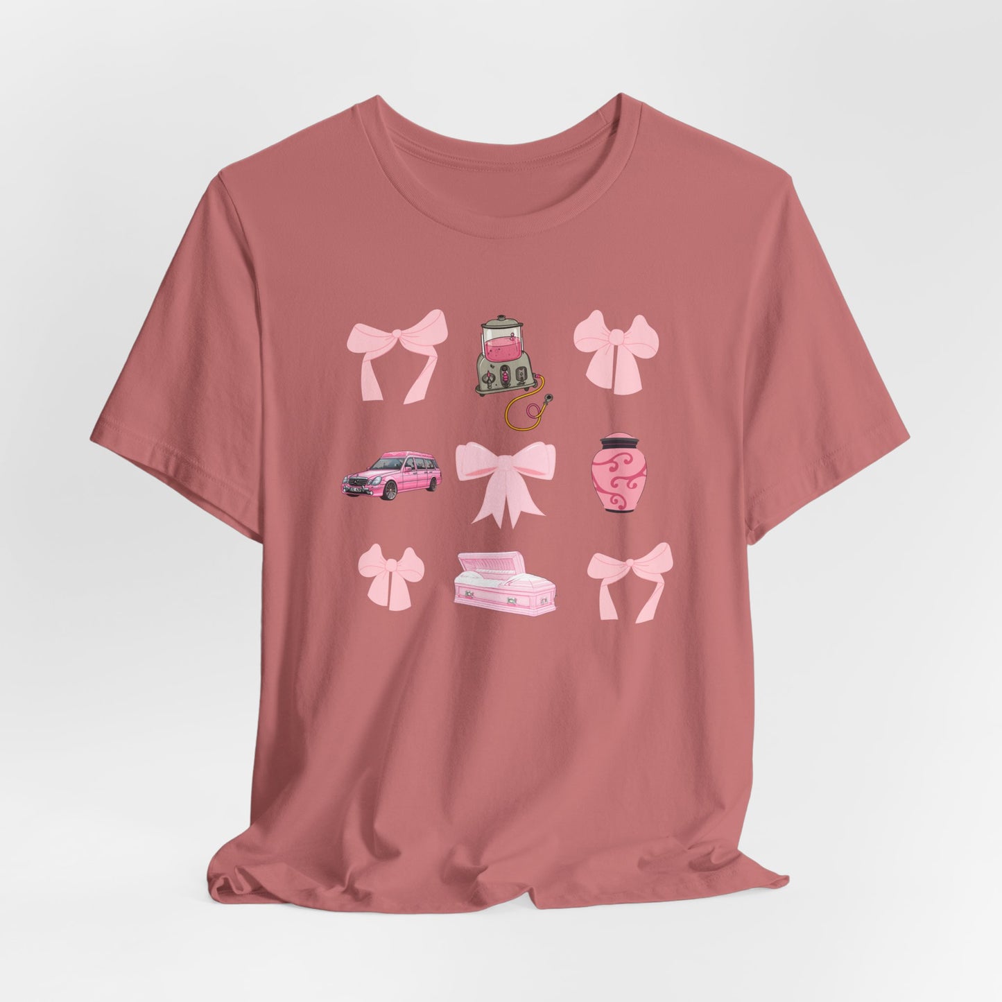 Coquette Casket Bow T-Shirt