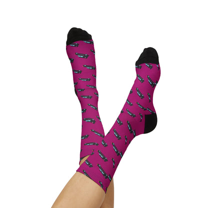 Pink Hearse Socks
