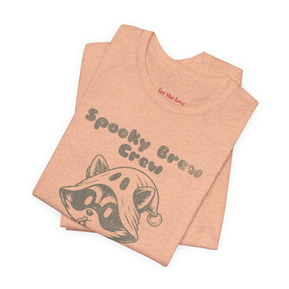 Spooky Brew Crew Raccoon Shirt
