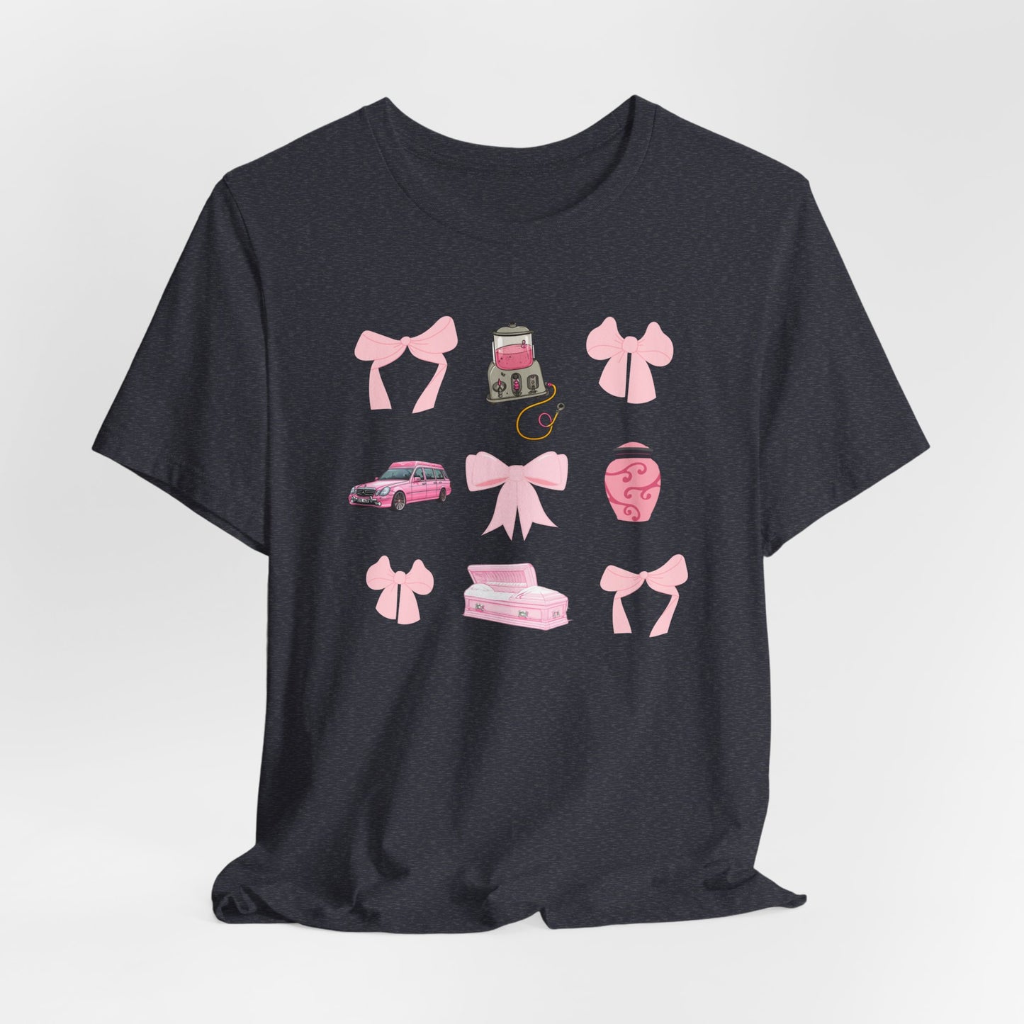 Coquette Casket Bow T-Shirt