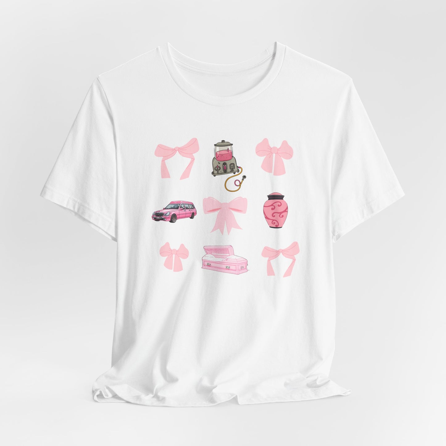 Coquette Casket Bow T-Shirt