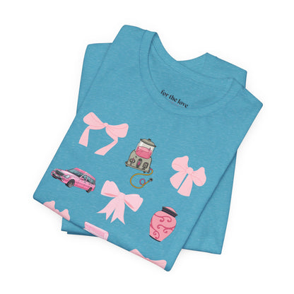 Coquette Casket Bow T-Shirt