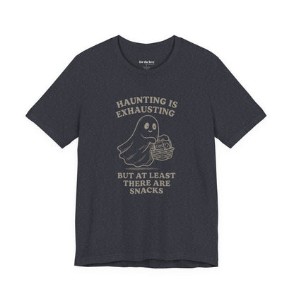 Haunting Is Exhausting Ghost Tee