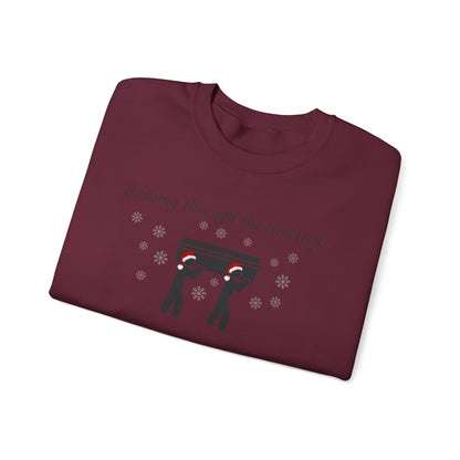 Dashing Through the Snow with Casket Sweatshirt
