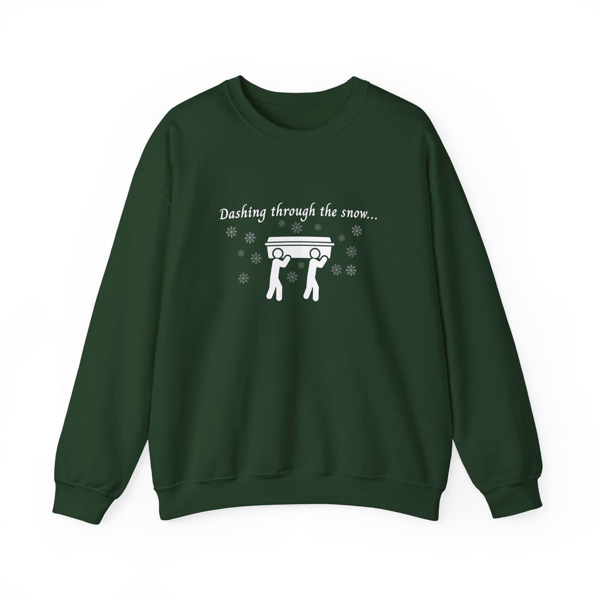 Dashing Through the Snow with Casket Sweatshirt