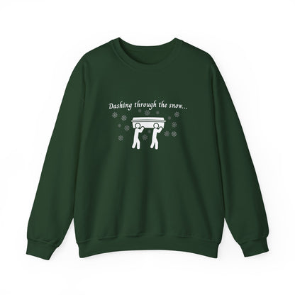 Dashing Through the Snow with Casket Sweatshirt