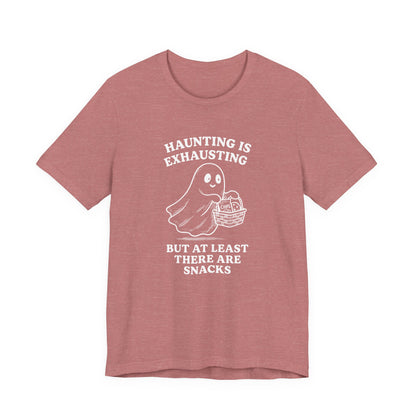 Haunting Is Exhausting Ghost Tee