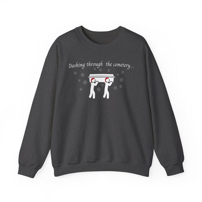 Dashing Through the Snow with Casket Sweatshirt