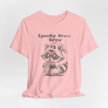 Spooky Brew Crew Raccoon Shirt