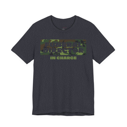 Funeral Director In Charge Camo T-Shirt