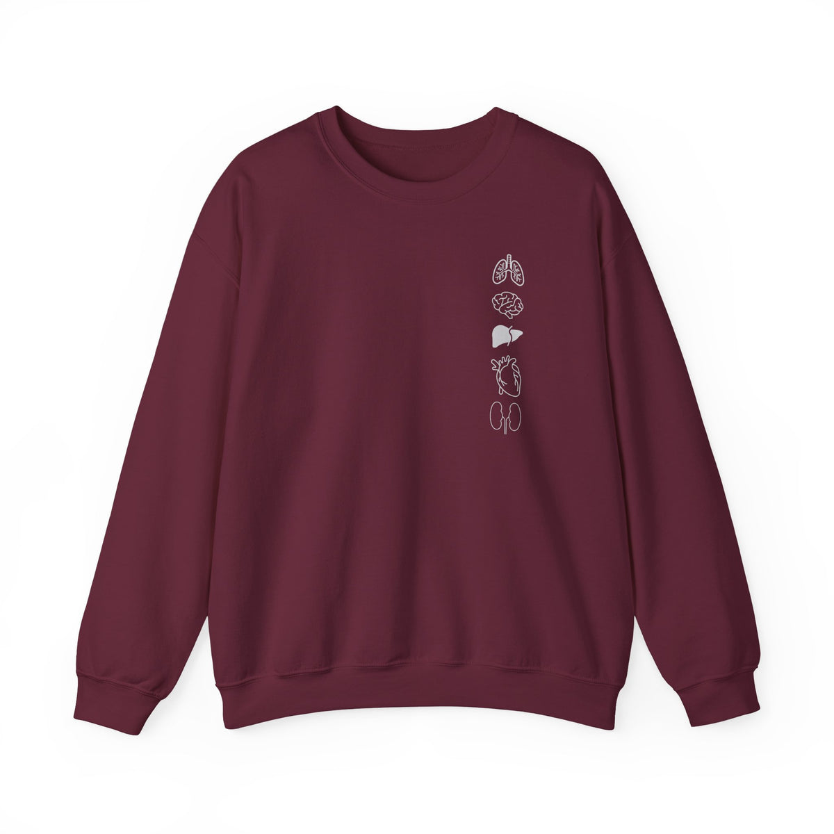 Heart and Lungs Minimalist Anatomy Sweatshirt