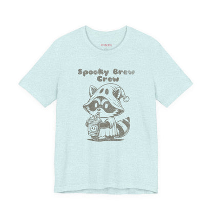 Spooky Brew Crew Raccoon Shirt