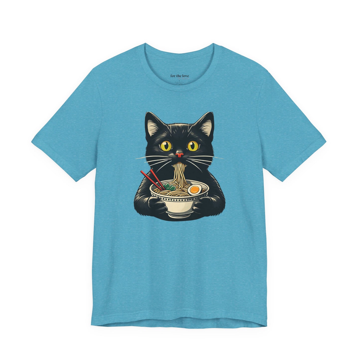 Cat Eating Ramen T-Shirt