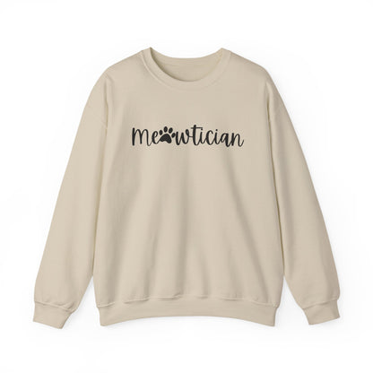 Meowtician Cat Mortician Sweatshirt