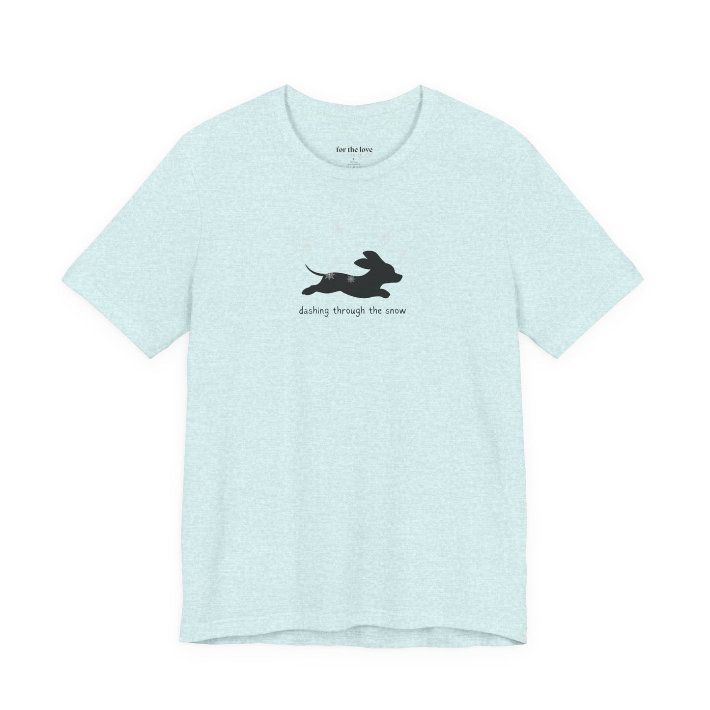 Dashing Through the Snow Wiener Dog T-Shirt