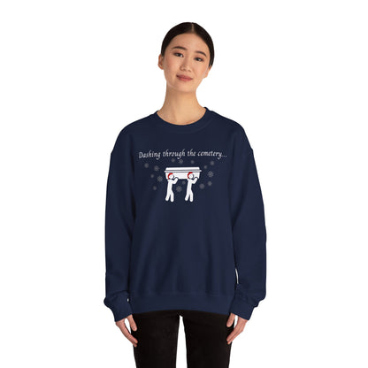 Dashing Through the Snow with Casket Sweatshirt