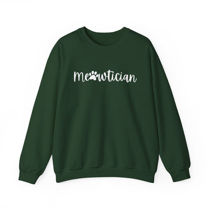 Meowtician Cat Mortician Sweatshirt