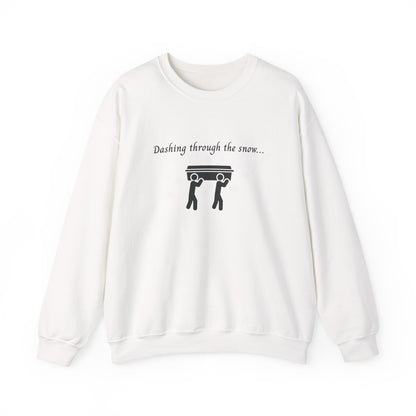 Dashing Through the Snow with Casket Sweatshirt