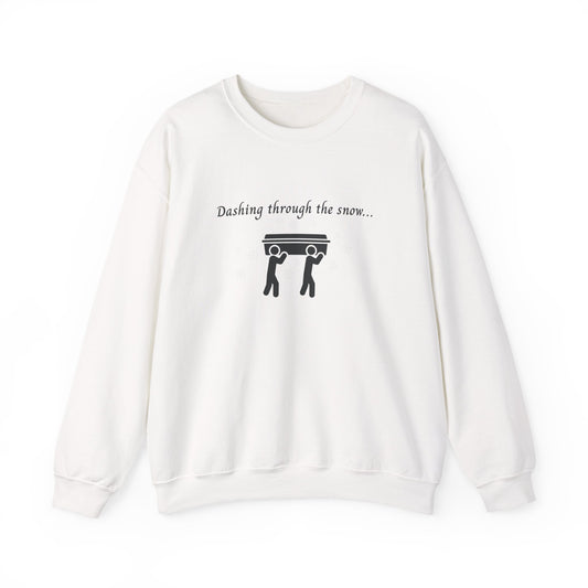 Dashing Through the Snow with Casket Sweatshirt
