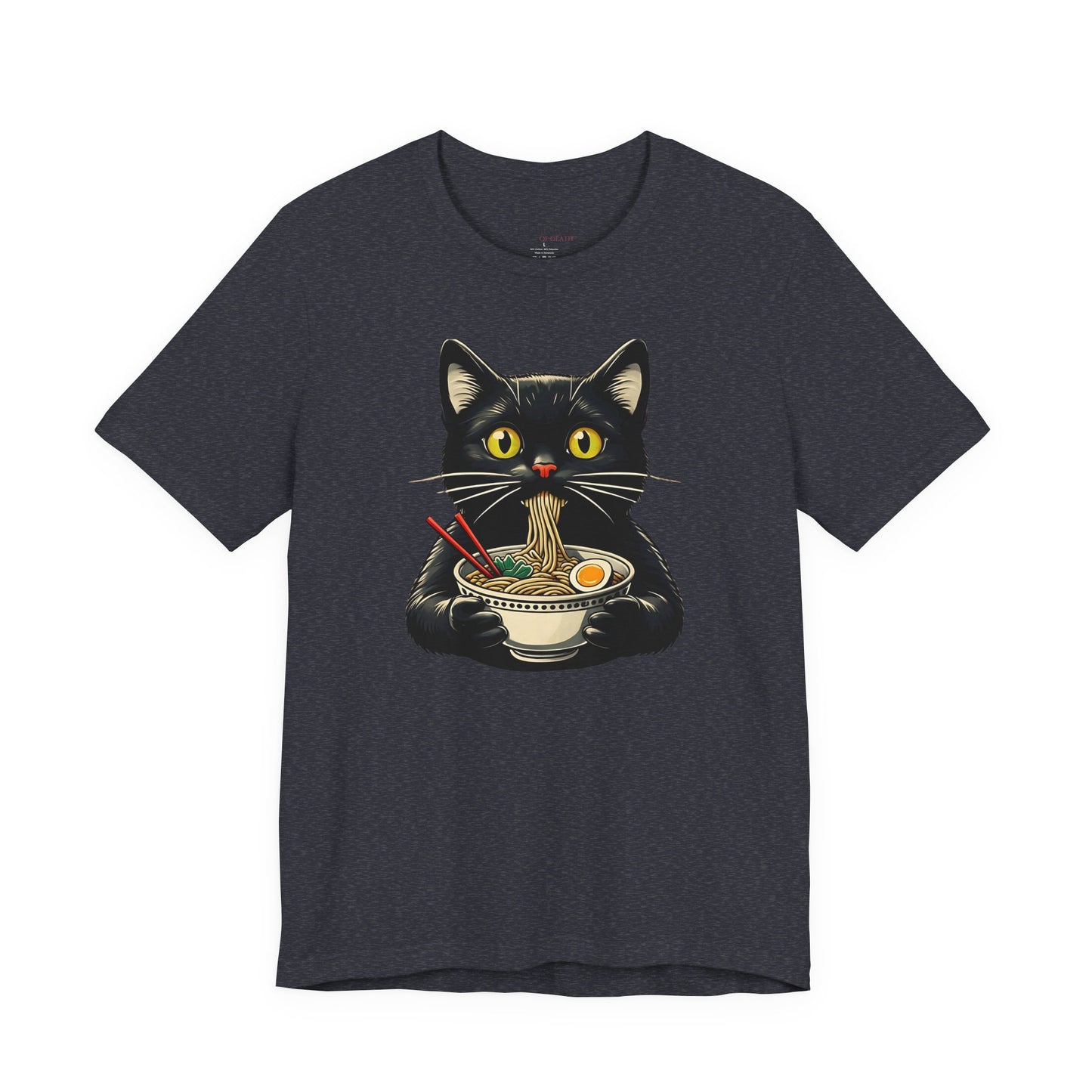 Cat Eating Ramen T-Shirt