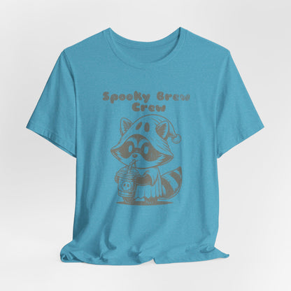 Spooky Brew Crew Raccoon Shirt