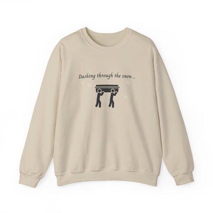 Dashing Through the Snow with Casket Sweatshirt