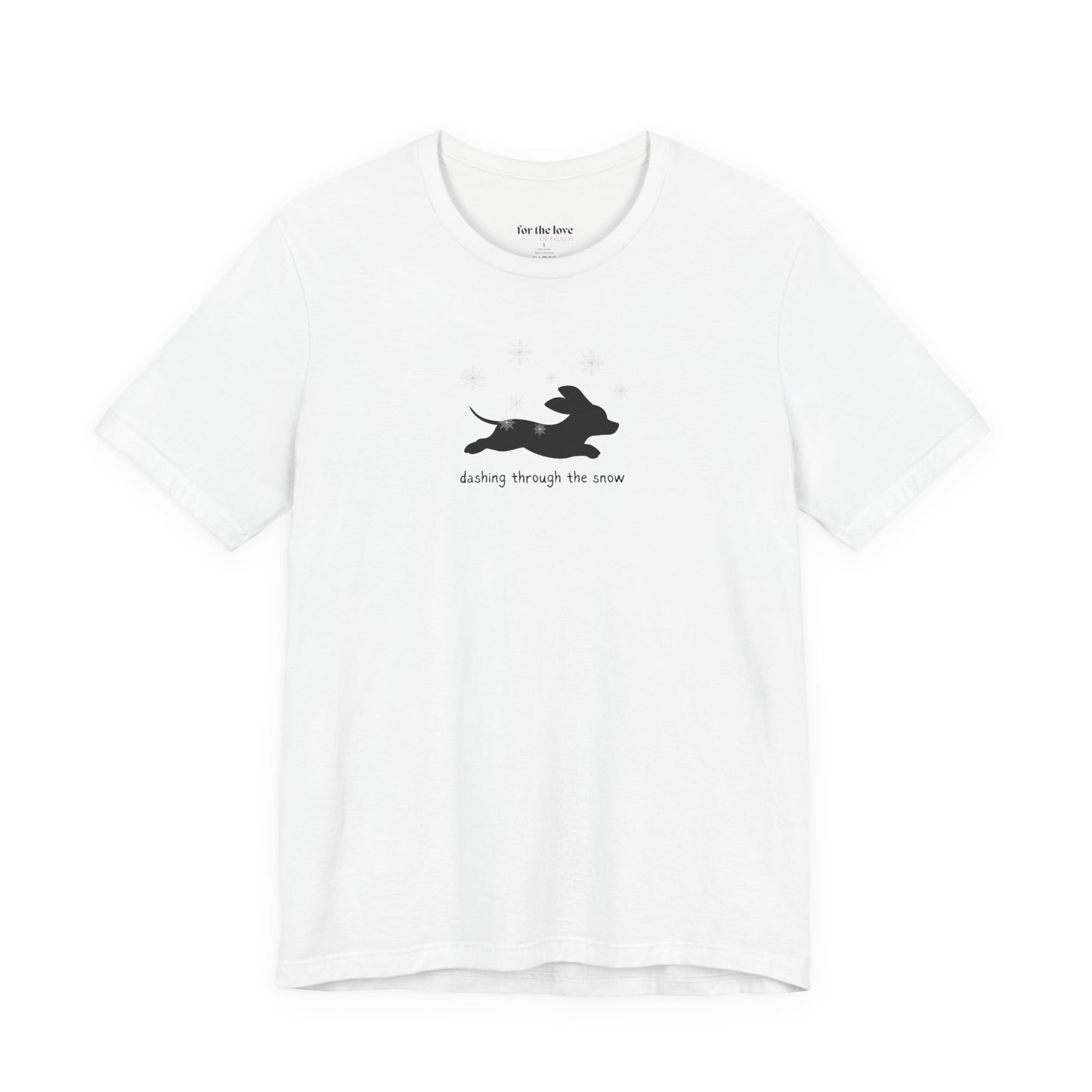 Dashing Through the Snow Wiener Dog T-Shirt