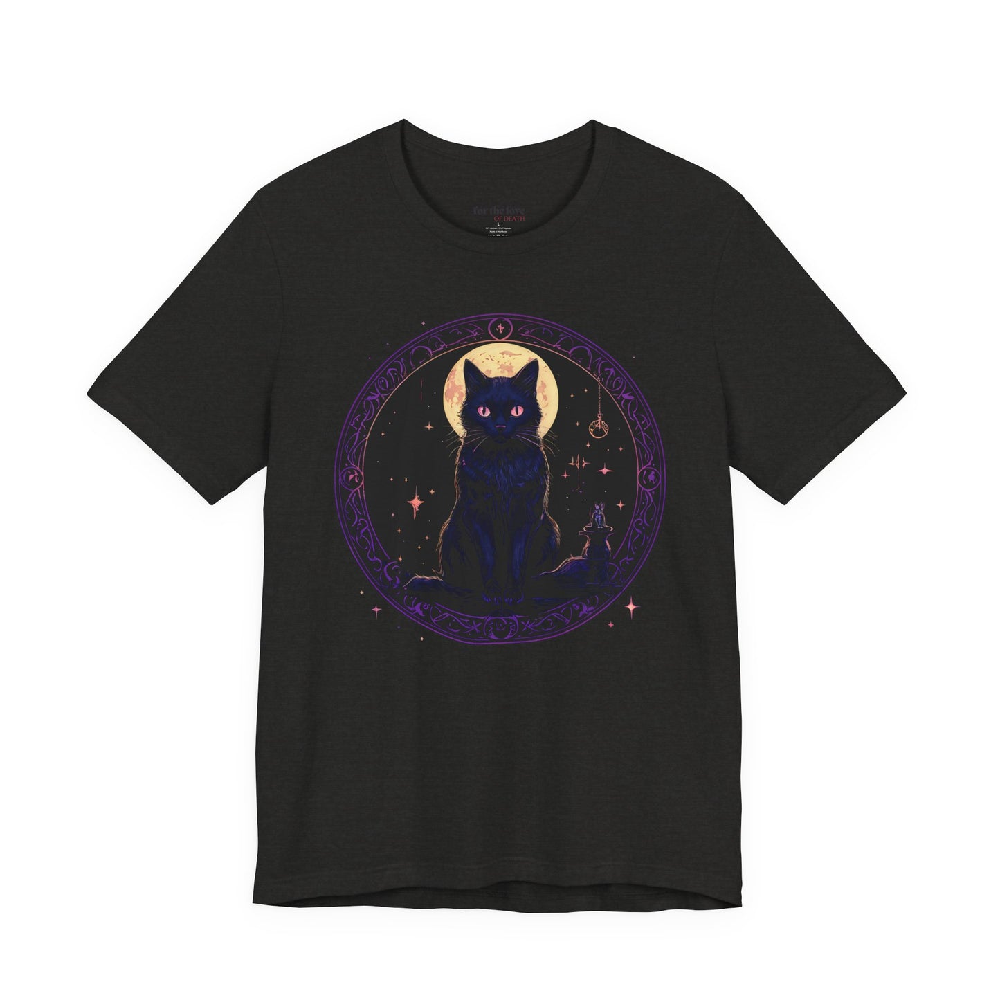 Celestial Witch Cat Moon T-Shirt