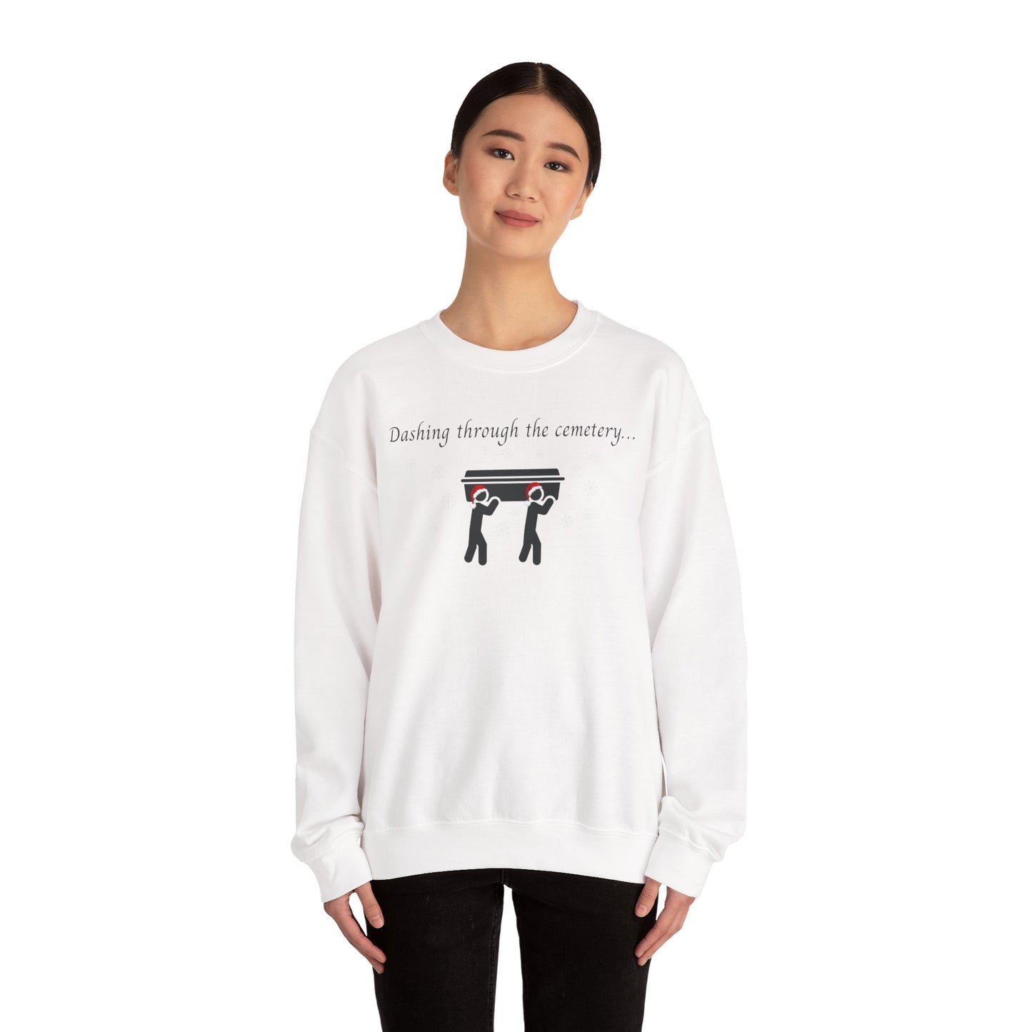 Dashing Through the Snow with Casket Sweatshirt