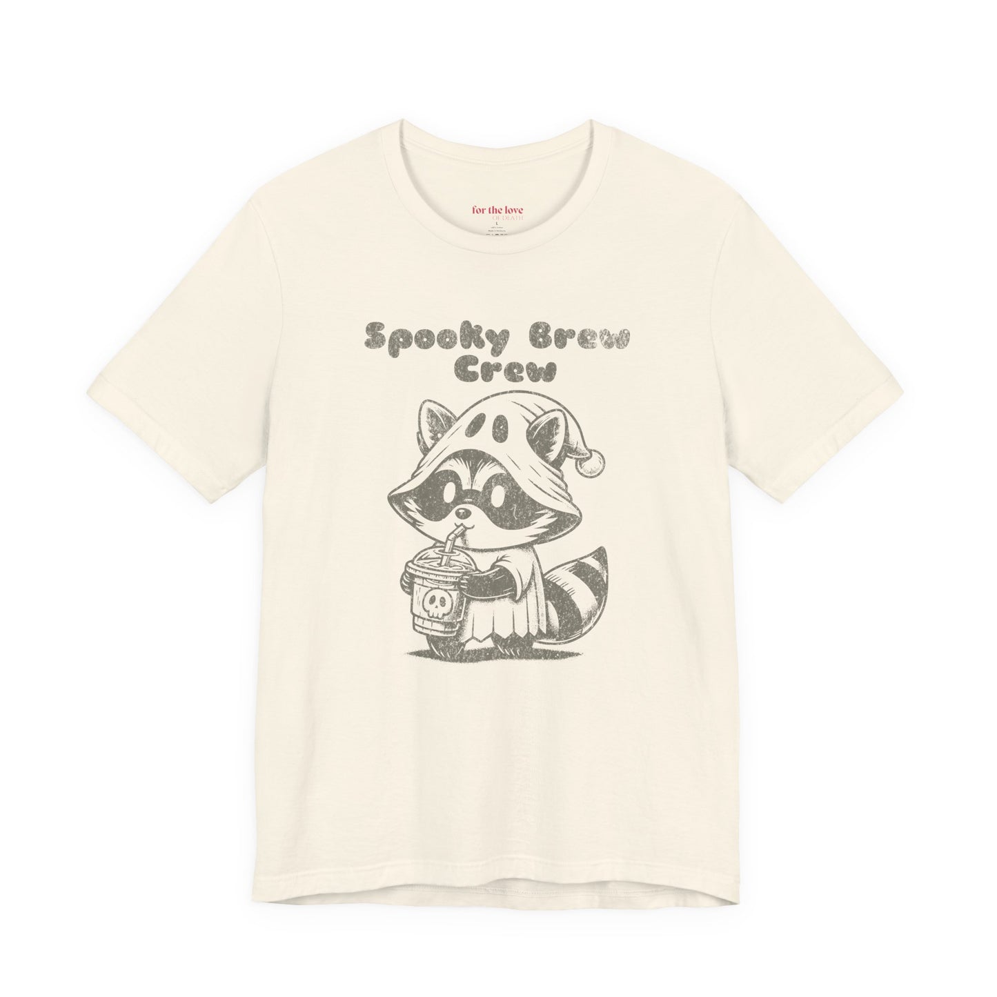 Spooky Brew Crew Raccoon Shirt