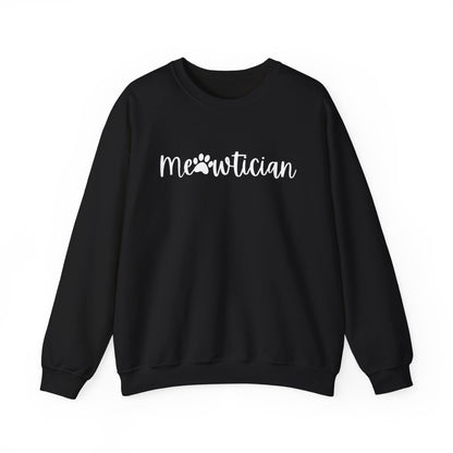 Meowtician Cat Mortician Sweatshirt