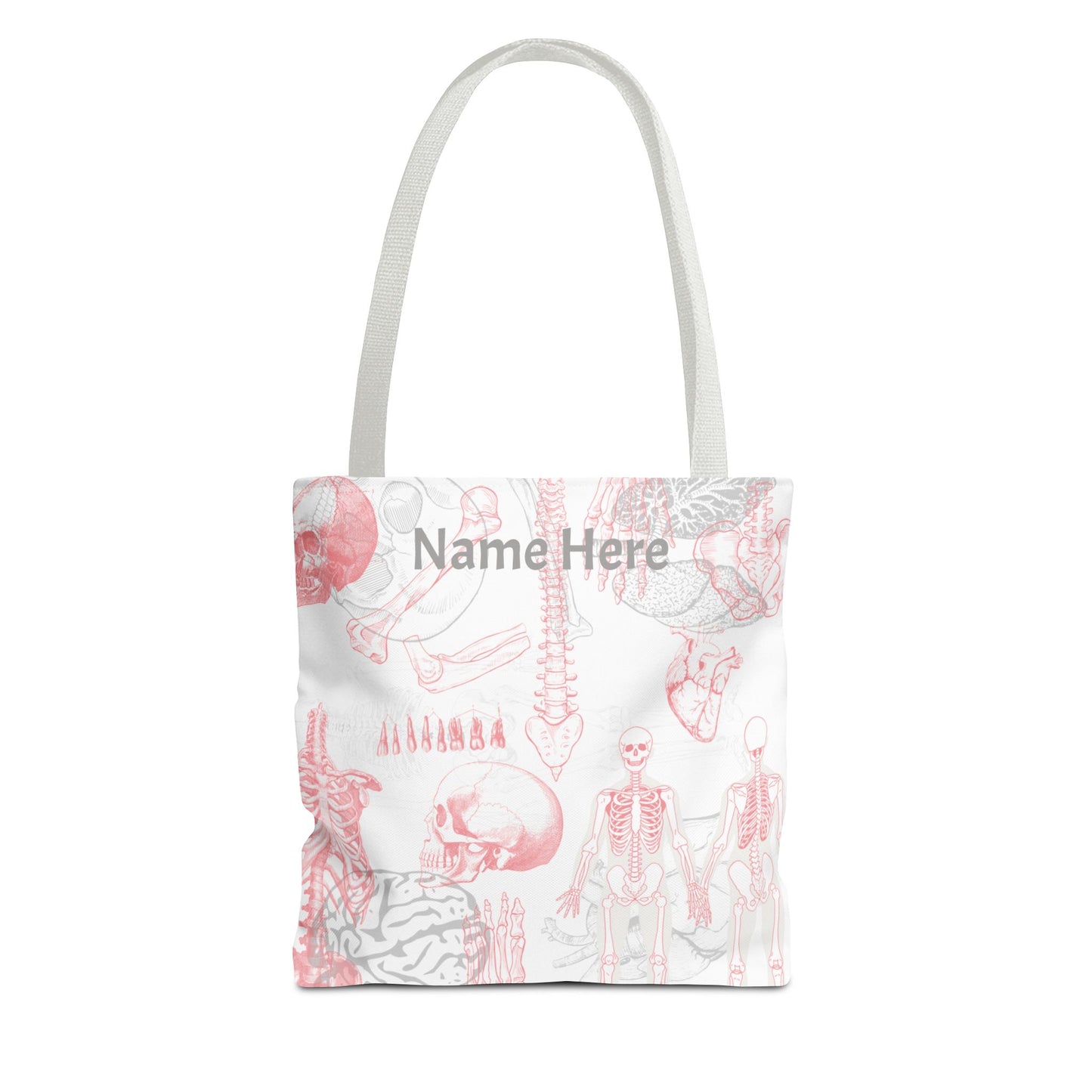 Personalized Pink Anatomy Tote Bag