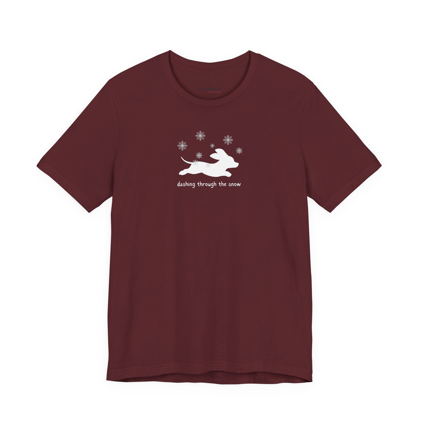 Dashing Through the Snow Wiener Dog T-Shirt