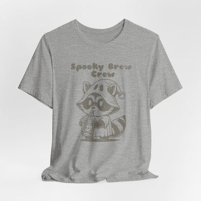 Spooky Brew Crew Raccoon Shirt