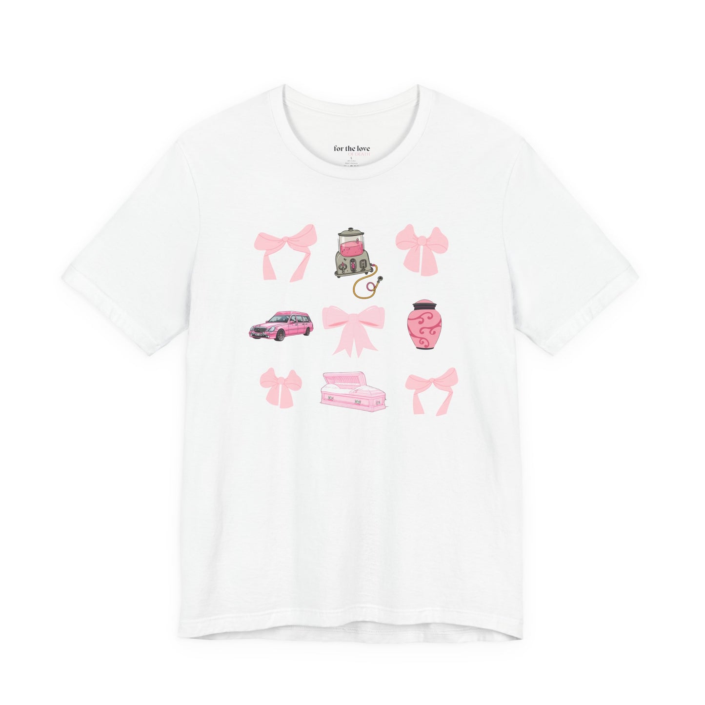 Coquette Casket Bow T-Shirt