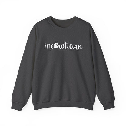 Meowtician Cat Mortician Sweatshirt
