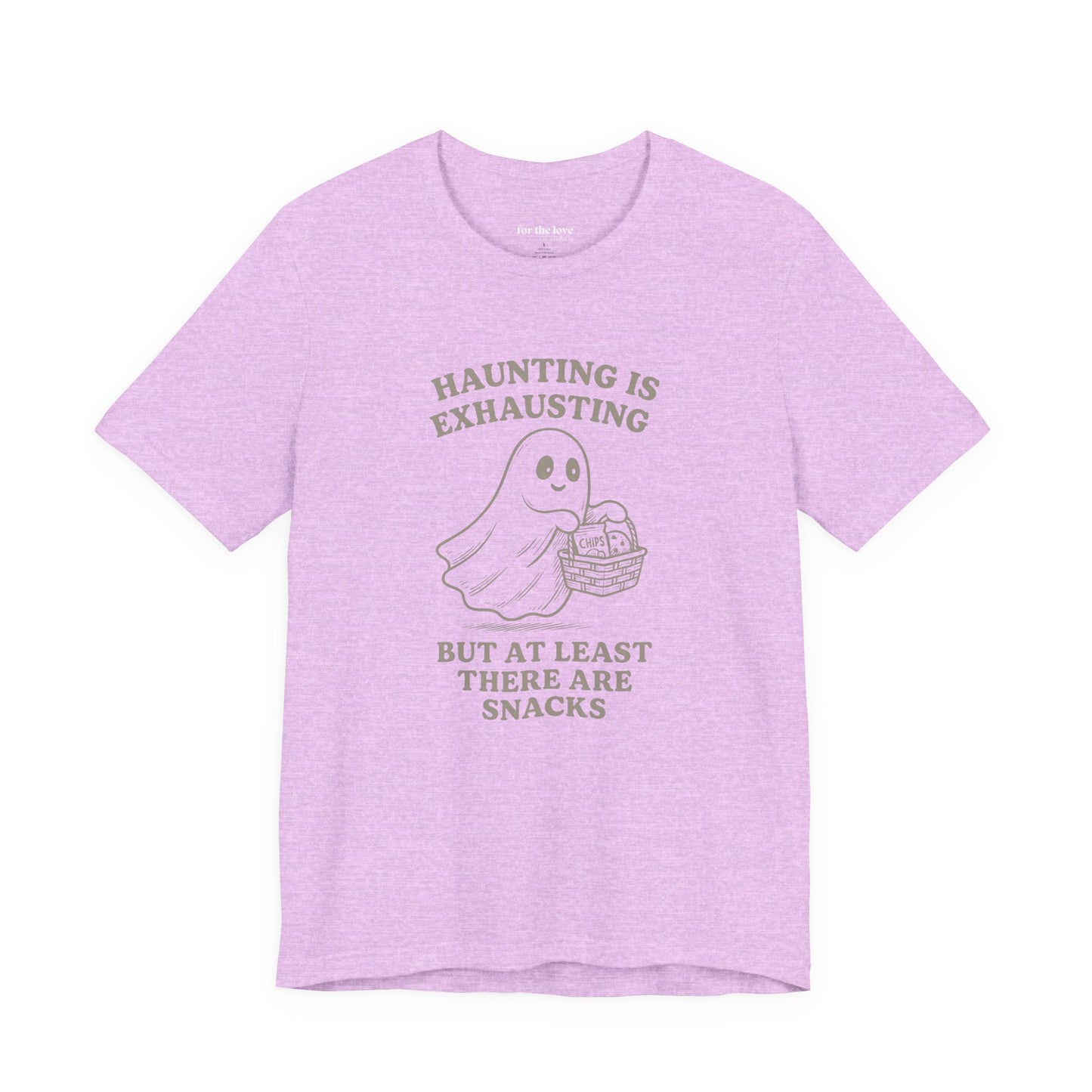 Haunting Is Exhausting Ghost Tee